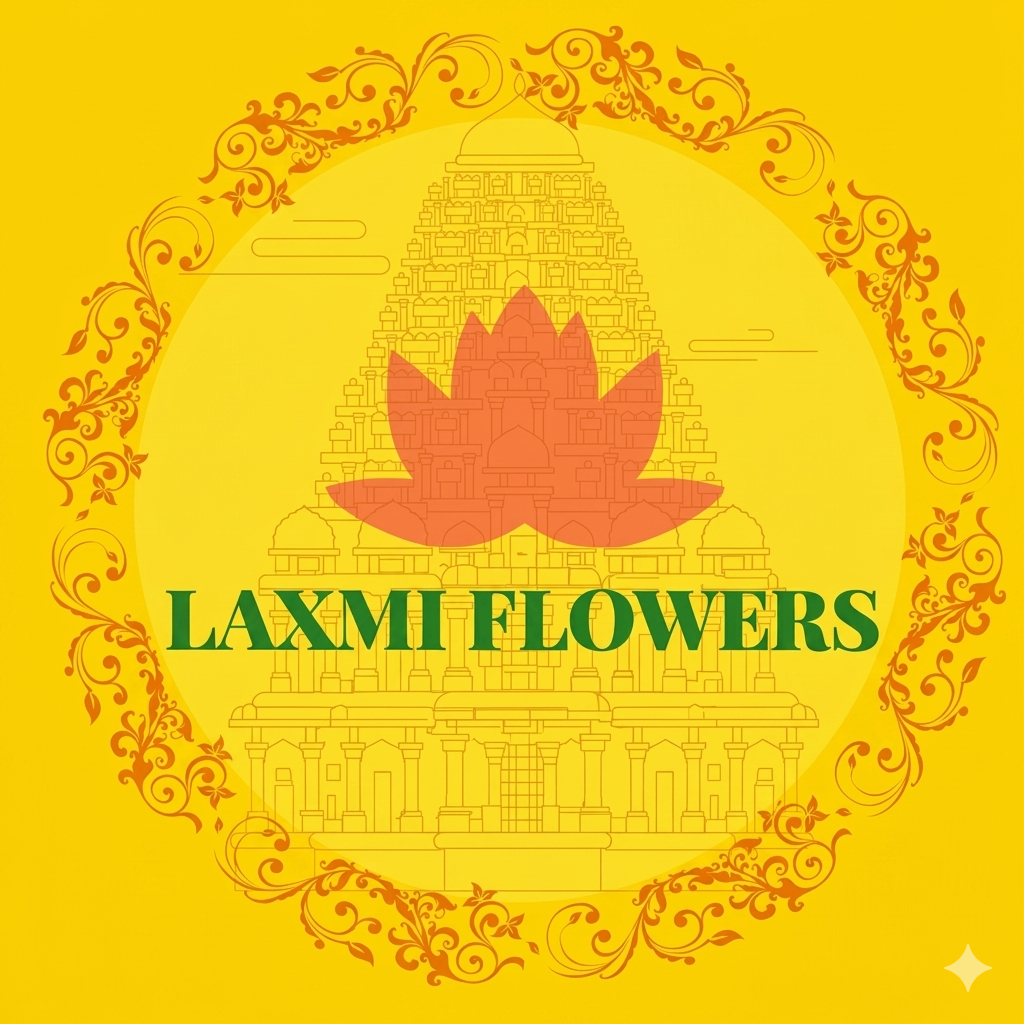 Laxmi Flowers Logo